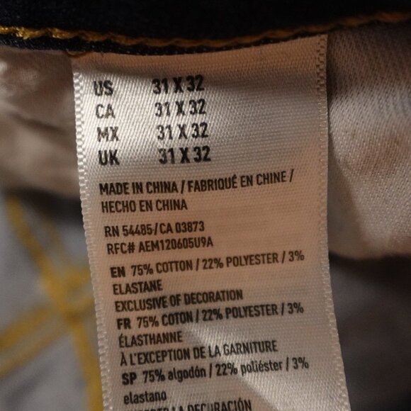 American Eagle Jeans Slim Distressed Extreme Flex Jean Men's 31x32 Blue Denim - Picture 12 of 12